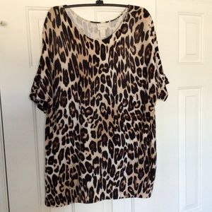 Chico’s animal print elbow sleeves sweater/ tunic size 2 by Chico’s (12/14)